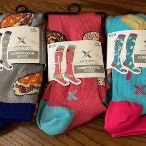 NEW! WOMEN'S 10 - 20 mmHg COMPRESSION KNEE SOCKS